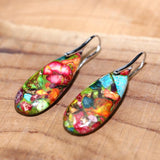 Spirituele Jaspis Druppel Oorbellen – Nerida