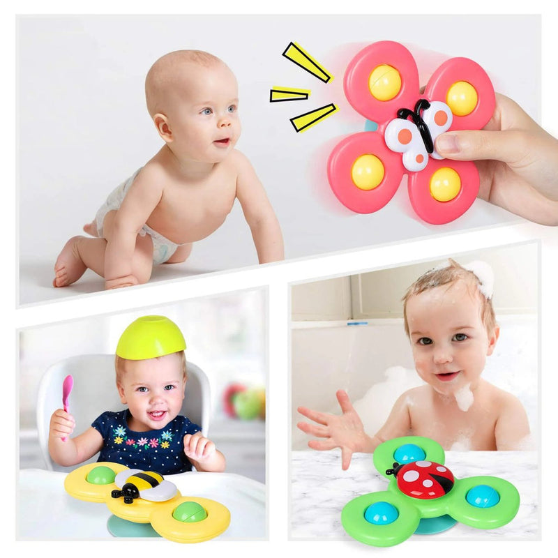 Zuignap Spinner Speelset van 3 - SpinFun