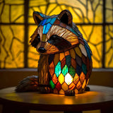 Artistieke Glasmozaïek Dierenlamp – Kleur en Sfeer in Huis