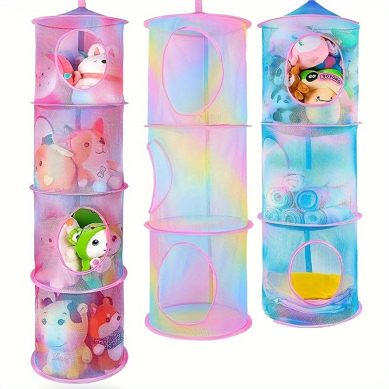 TidyTower 4-Laags Opbergnet - Ruimtebesparend en Multifunctioneel