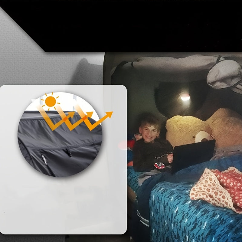 CozyNest Opvouwbaar Tentbed – Bescherming en Rust Binnen Handbereik
