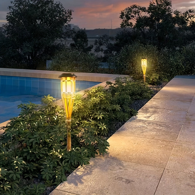 Solar Bamboe Vlam Lantaarn – Sfeervol en Natuurlijk