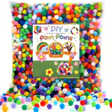 DIY Pompons Set – 2000 Stuks voor Creatieve Knutselprojecten