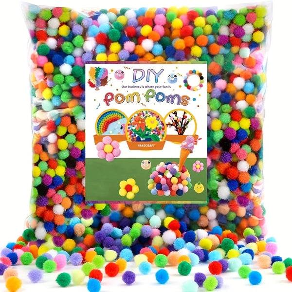 DIY Pompons Set – 2000 Stuks voor Creatieve Knutselprojecten