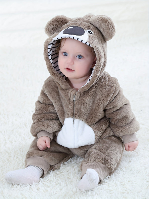 Bennie Beren Rompertje voor Baby's - Warme en Gezellige Jumpsuit voor Buiten