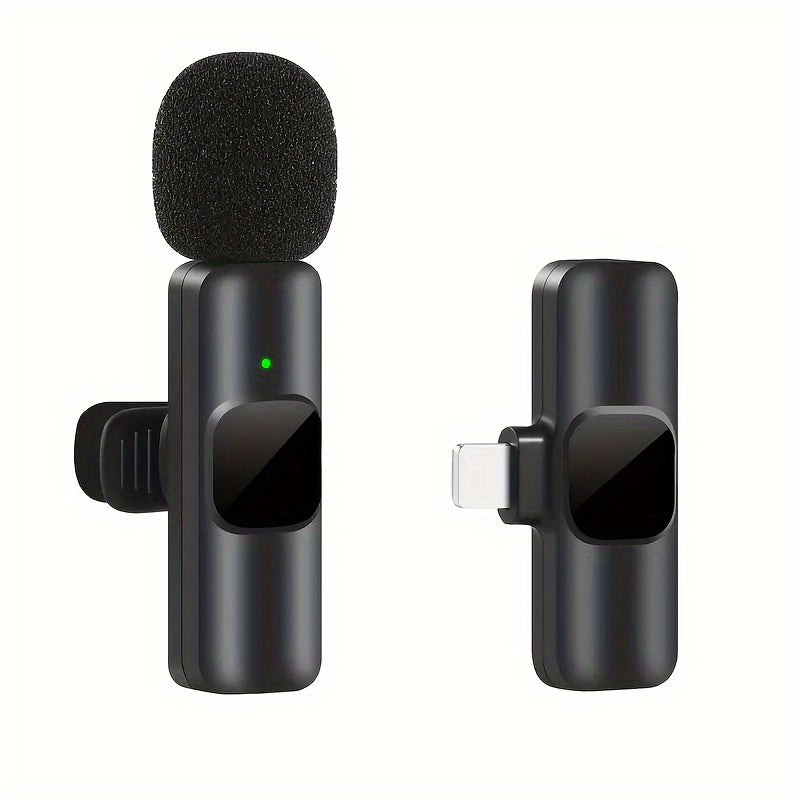 Professionele Draadloze Lavalier Microfoon - Perfect voor Video-opnames en Live Streaming
