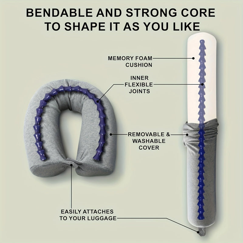 TravelEase Verstelbaar Reisnekkenkussen – Ondersteuning en Comfort