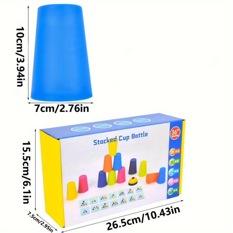 Onderwijs Stapelbekers Puzzelspel - StackSmart