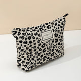 Chic Luipaard Make-up Tas – Compact en Functioneel