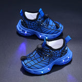 SpinnenWeb LED Sneakers - Stralende Avonturen voor Kinderen
