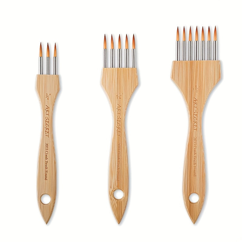 ArtSecret Multitandige Kammen Set – Creatief en Veelzijdig voor Schilderkunst
