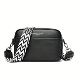 Echte Leren Crossbody Tas – Praktisch en Trendy met Gitaar Schouderband