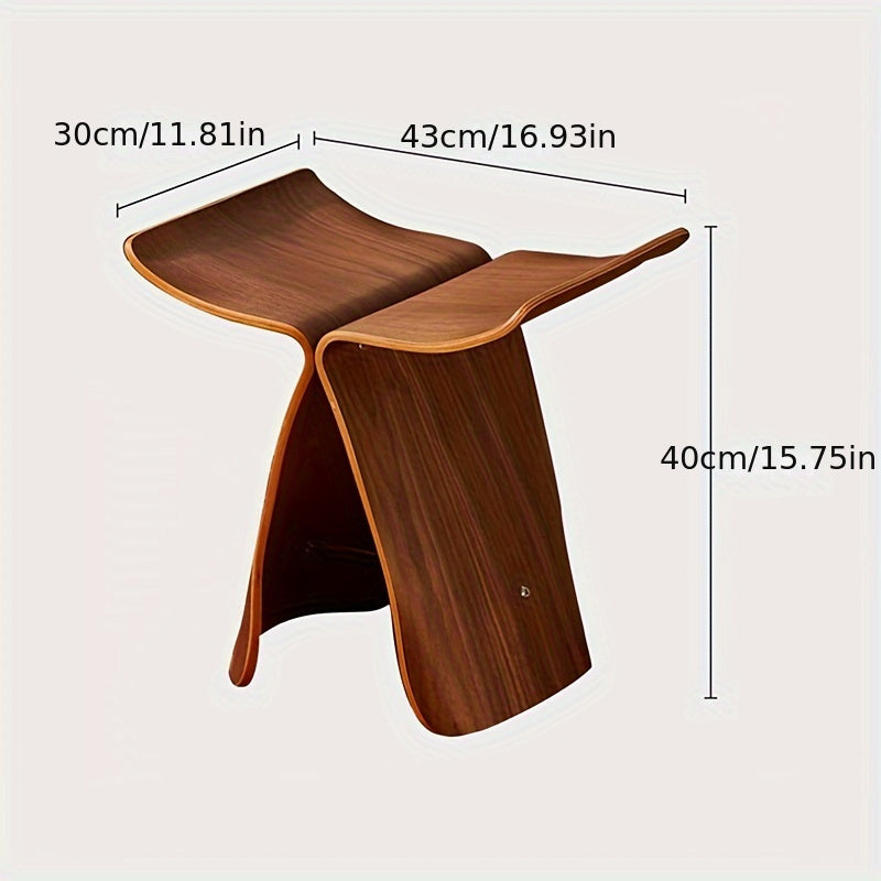 Elegante Vlinderkruk – Tijdloos Design voor Woonkamer en Entree