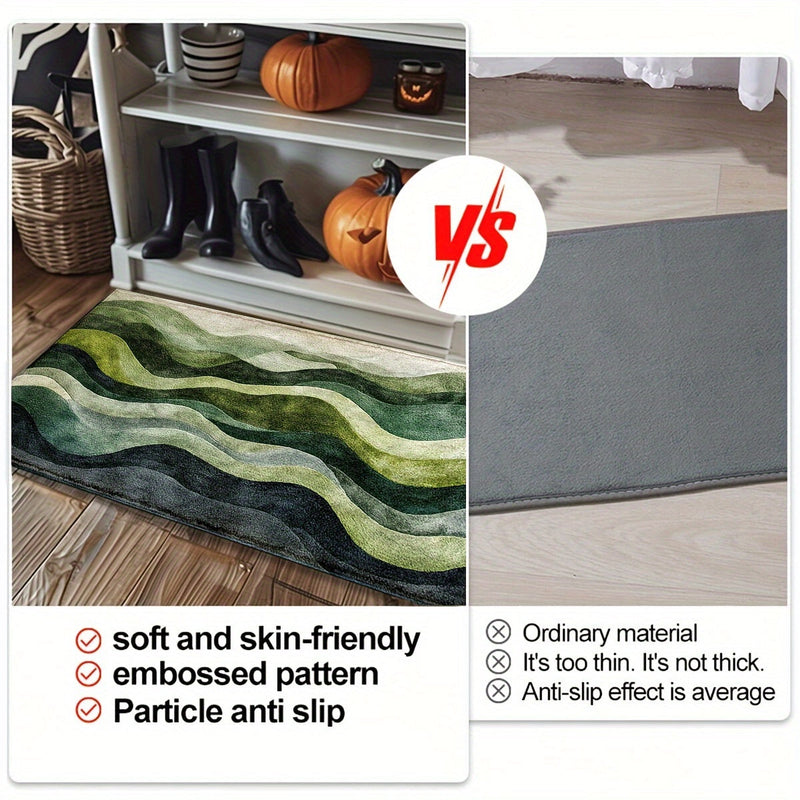 Geometrische Golf Badmat – Perfect voor Badkamer of Entree