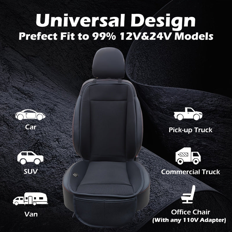 Turbo Ventilator Autostoelkussen – Snel Koeling en Comfort