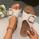Britta | Orthopedische Slippers met Gesp en Elegante Stijl