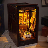 Detectivebureau DIY Miniatuur Huis – 3D Puzzelset met Verlichting voor Creatieve Hobbyisten