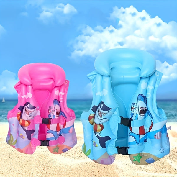 Kinder Zwemvest met Haaienprint – Comfortabel & Veilig voor Zwemplezier in het Water