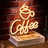 LED-Neonschild in Koffiestijl – Jules