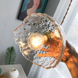 Elegante Glazen Hanglamp – Moderne Messing & Glazen Hanglamp