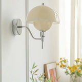 Crème Paddenstoel Hal Wandlamp – Een Vleugje Natuur geïnspireerde Elegantie