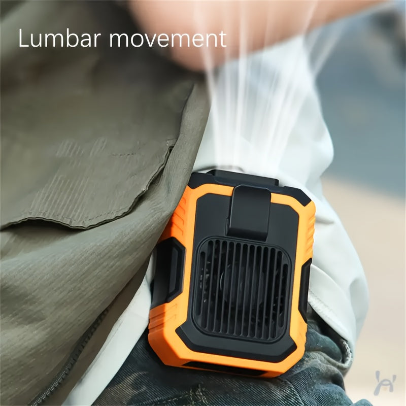 USB Oplaadbare Heupventilator – Draagbaar met Drie Snelheidsinstellingen