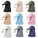 UV-Beschermende Truckerhoed met Nekflap - Ademend en Comfortabel voor Zomeractiviteiten