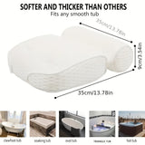 Luxe Spa Badkussen - Zachte Nek- en Rugsteun met Antislip Zuignappen voor Ultiem Comfort