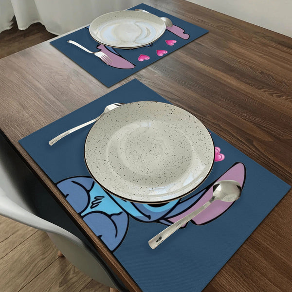 Disney Stitch Placemat – Schattige Cartoon voor Keuken en Tafeldecoratie