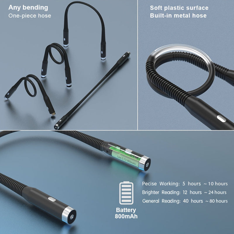 FlexLight Neklamp – Comfortabel en Verstelbaar Licht voor Elke Activiteit