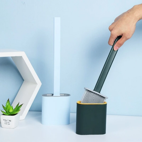 FlexiClean Toiletborstel – Hygiënisch Siliconenontwerp voor Eenvoudig Schoonmaken