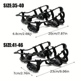 24-Tand Anti-Slip Crampons – Perfect voor Wandelen, Klimmen en Wintersport