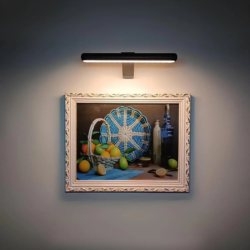 ArtGlow Draadloze LED Schilderijverlichting – Oplaadbare Wandlamp met Afstandsbediening, Dimbaar Licht