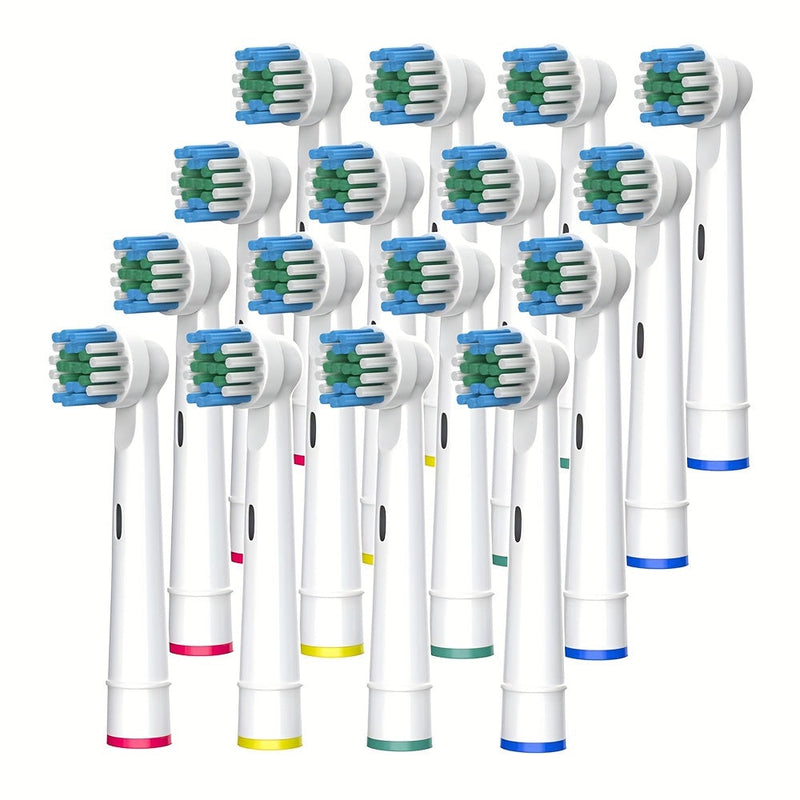 16 Vervangende Tandenborstelkoppen – Geschikt voor Oral-B Modellen en Biedt Grondige Reiniging