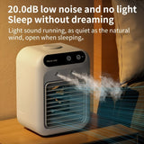 Draagbare Mini Airconditioner – All-in-One Luchtbevochtiger & Ventilator