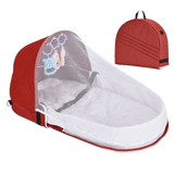 Vouwbaar & draagbaar babynest met muskietennet – Slaapinsel Cosina