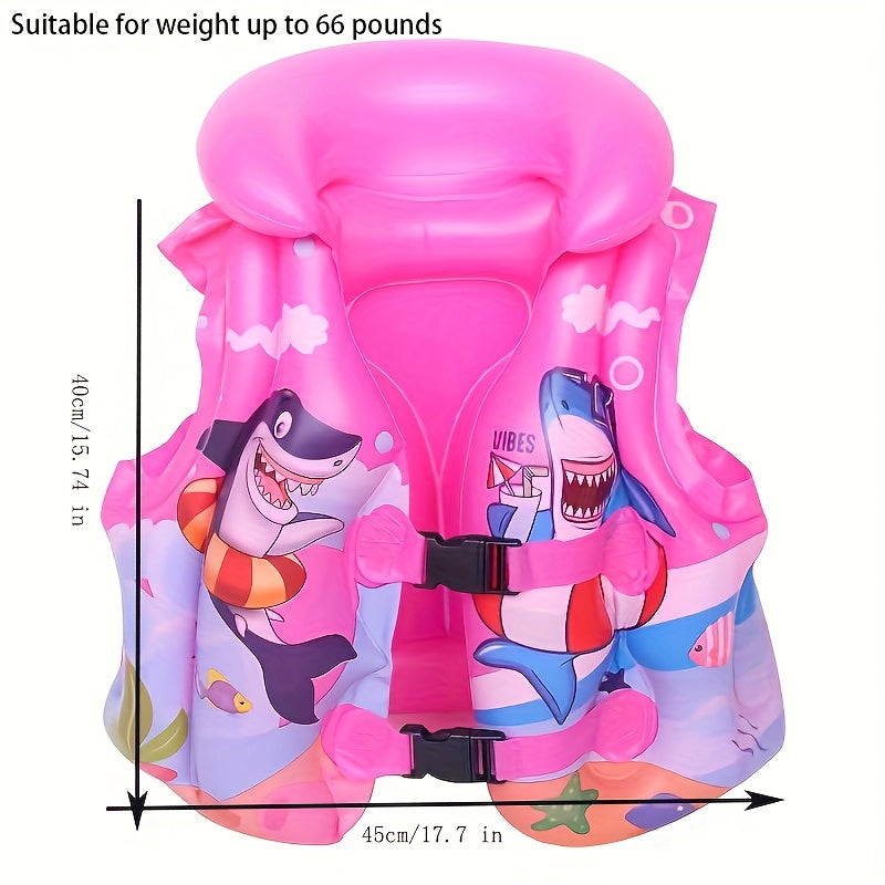 Kinder Zwemvest met Haaienprint – Comfortabel & Veilig voor Zwemplezier in het Water