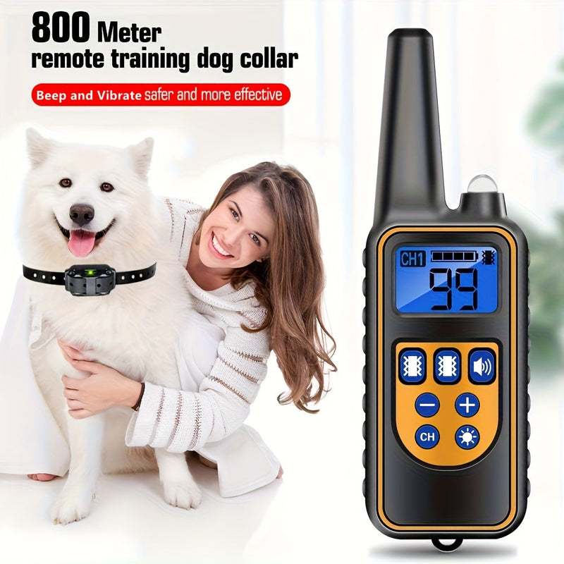 Smart Trainer Pro – Oplaadbare Afstandsbediening Hondenhalsband met Pieptoon & Trilling