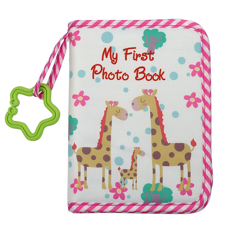 Giraffe Themed Fotoalbum – Duurzaam Herinneringenboek voor Baby's Eerste Foto's