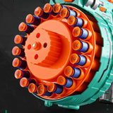 Automatische Schuimblaster – Turquoise Pistol met 40 Schuimballetjes voor Spelplezier