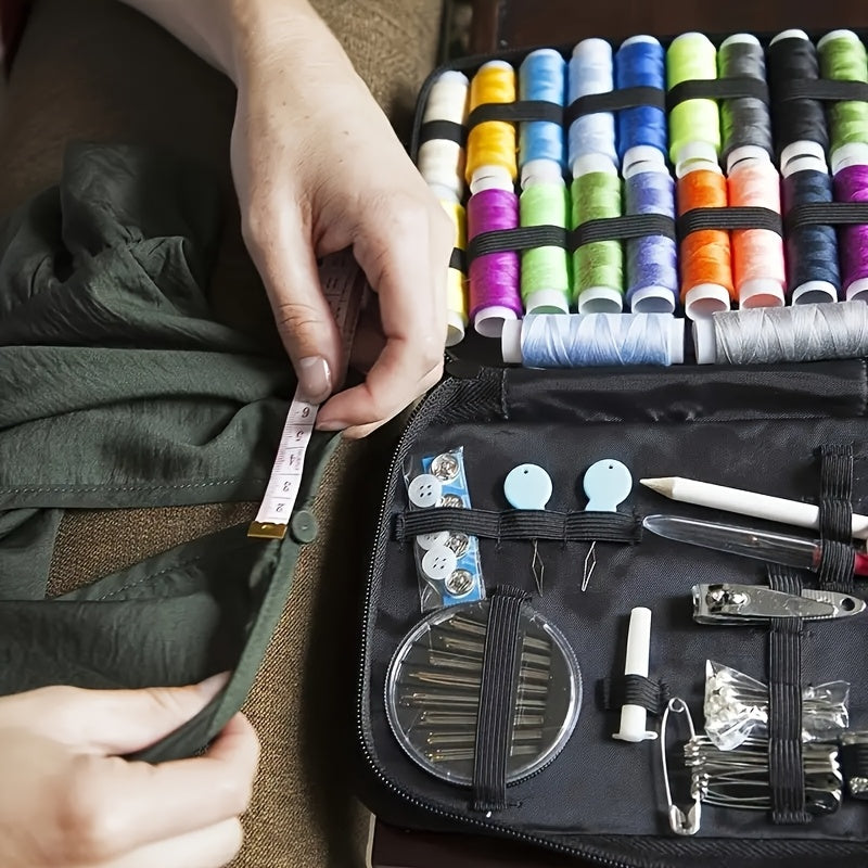 Draagbaar Naaikit – Compacte en Complete Set voor Naaien en Creatieve Projecten
