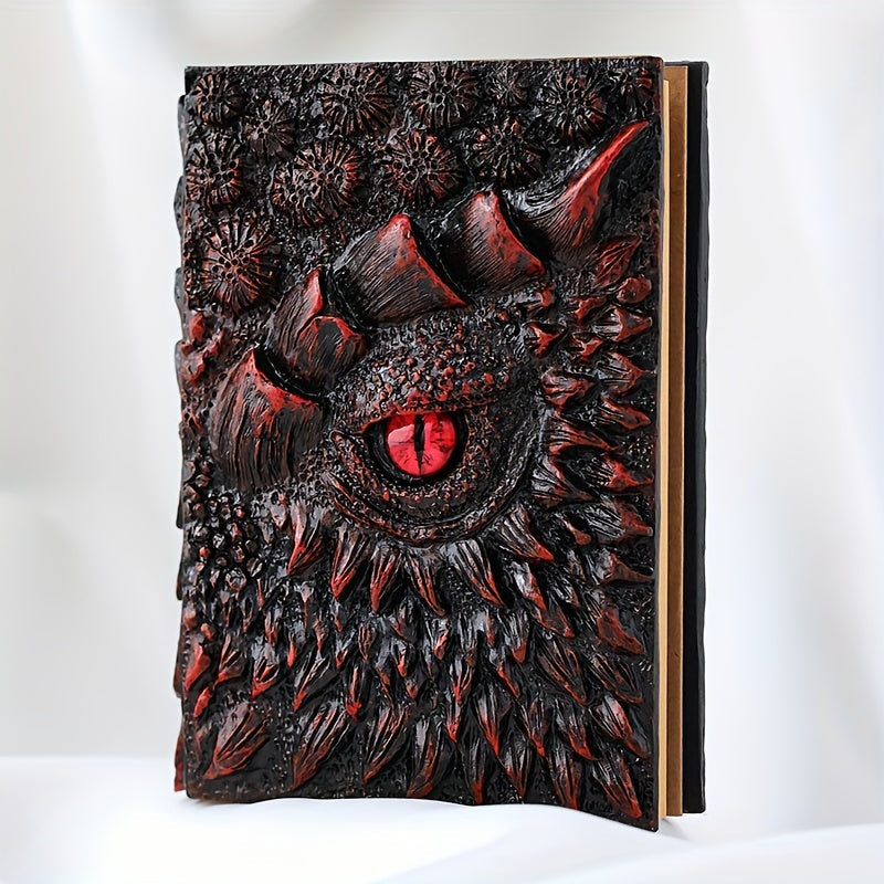 Fantasy Notitieboek met Draaksoog – Robuust en Kunstzinnig
