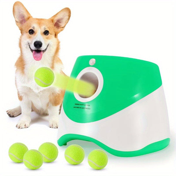 FetchMaster Pro – Interactieve Automatische Hondenspeelbal Launcher met USB Opladen