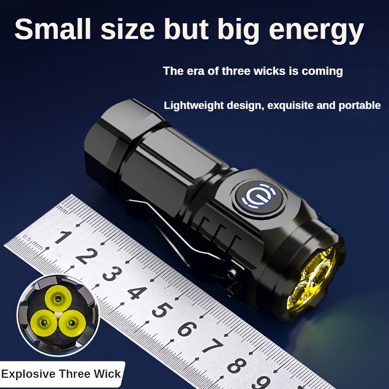 LumoBeam Mini Zaklamp – Sterk Licht in Compact Formaat