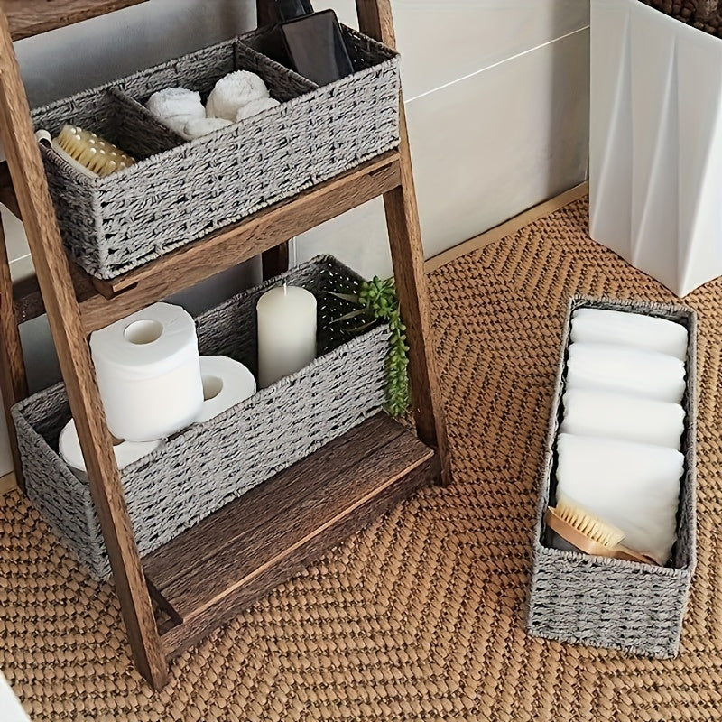 Geweven Opbergmand voor Toiletpapier - Praktisch en Duurzaam