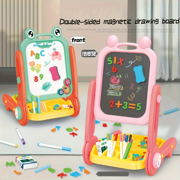 Dubbelzijdig Kinder Tekenbord – Magnetisch met Educatieve Functies voor Leren en Spelen