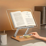 Ergonomische Acryl Leesstandaard – Verstelbaar en Stijlvol