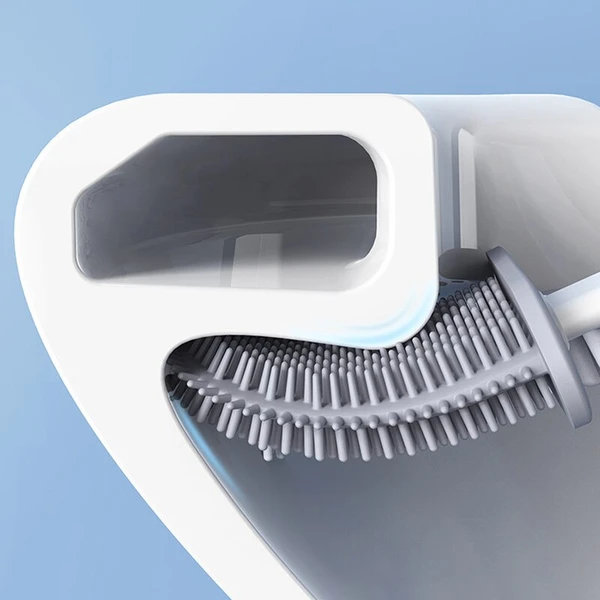 FlexiClean Toiletborstel – Hygiënisch Siliconenontwerp voor Eenvoudig Schoonmaken