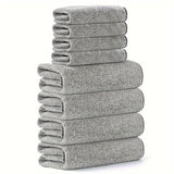 Zachte Koraalvelvet Handdoeken Set – Absorberend en Sneldrogend