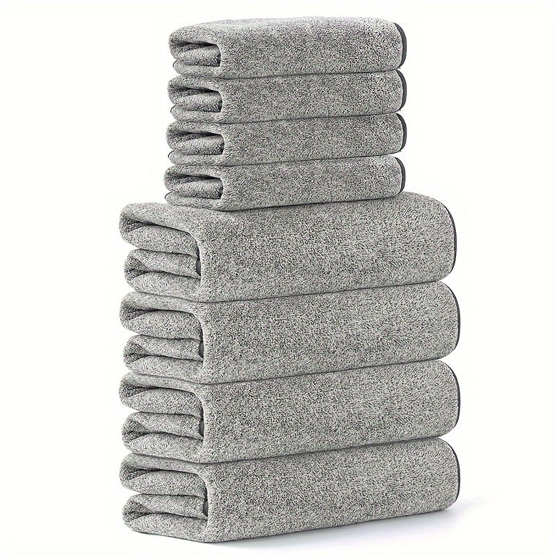 Zachte Koraalvelvet Handdoeken Set – Absorberend en Sneldrogend